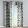 Dekoria Vorhang mit Kräuselband, blau-beige, 130 x 100 cm Produktbild-Vorschau 4