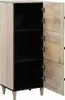 vidaXL Hochboard Weiß 40 x 33 x 110 cm massives Mangoholz Produktbild-Vorschau 1