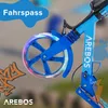 AREBOS Mestská kolobežka kolobežka s LED diódou, výškovo Náhľad obrázku produktu 4