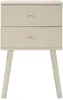 Mauro Ferretti Nachttisch Shy Weiß Gold 34x37,5x59 cm Produktbild-Vorschau 2