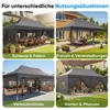 Quictent Pavillon 3x6m Faltpavillon Wasserdicht Stabil mit Produktbild-Vorschau 7