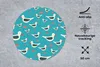 MuchoWow® Mauspad Mousepad Retro - Möwe - Schnittmuster - Produktbild-Vorschau 3