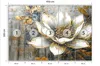 Muralo Selbstklebende Fototapete BLUME Blätter Abstraktion Produktbild-Vorschau 2