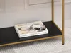 Tavolo consolle JIGME - oro / marmo nero / nero Anteprima dell’immagine prodotto 5