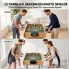 SPORTNOW Tafelvoetbaltafel, inclusief 22 voetballers, 2 Productafbeelding-voorbeeld 5