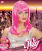 Pinke Langhaarperücke mit Pony "Pink" Produktbild-Vorschau 3
