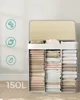 Koš na prádlo SONGMICS, s víkem a držadly, z bambusu, 3 Náhled obrázku produktu 4