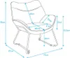 Indoor Wohnset Aliano dark grey mit 2 Sesseln & Produktbild-Vorschau 7