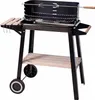 A charcoal grill on a white background.