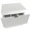 WENA Waschtischunterschrank 80 cm, geriffelte Fronten, Produktbild-Vorschau 3
