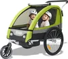 Tiggo VS 2 Kinderanhänger Fahrradanhänger 360° Drehbar  Produktbild-Vorschau 5