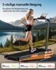 LONTEK Laufband mit Steigung für Zuhause 15 %, Walking Pad Produktbild-Vorschau 6