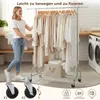Porte-vêtements sur roulettes, barre de suspension Voir les images du produit 6