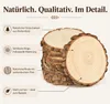 5 Stück 23-25cm Durchmesser Holzscheiben, 2 cm Dick Produktbild-Vorschau 11