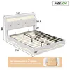 Boxspringbed 140x200 cm met hydraulische opbergruimte, Productafbeelding-voorbeeld 3
