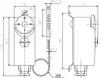 Termostato a parete WPR-90GC da 0 a 90°C con capillare da 1 Anteprima dell’immagine prodotto 2