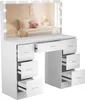 CLP Schminktisch Ginny Spiegel 110x55 cm LED 3 Licht-Modi Produktbild-Vorschau 7