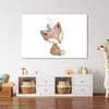 Wanddeko 120x80 cm - Kinder - Fuchs - Waldtiere, Deko, Deko Produktbild-Vorschau 3