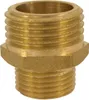 Gewindefitting Messing Doppelnippel reduziert 1/2" AG x Produktbild-Vorschau 1
