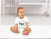 Kurzarm Baby Body Papa du schaffst das lustig Baumwolle Produktbild-Vorschau 2