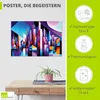 ARTland Poster Kleine Stadt Größe: 130x90 cm Produktbild-Vorschau 2