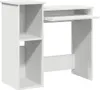 Biurko Z Półkami, Biała, 84X40X78 Cm, Materiał Podgląd zdjęcia produktu 3