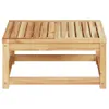 Tavolo da giardino 63x63x30 cm in legno massiccio di acacia Anteprima dell’immagine prodotto 4