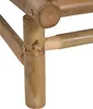 BELIANI Niedriger Stuhl Helles Bambusholz Taupe Rückenlehne Produktbild-Vorschau 9