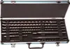 A set of drill bits and chisels in a black foam-lined case. Produktbild-Vorschau