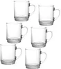 Versailles - Mug en verre Bleu Marine 26 cl (Lot de 6) Voir les images du produit 7
