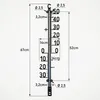 67cm XXL Außenthermometer Analog Kunststoff Schwarz Produktbild-Vorschau 3