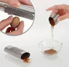 com-four® Muskatnussreibe aus Edelstahl - Küchenreibe mit Produktbild-Vorschau 4