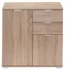 CASARIA® Cassettiera Alba 2 Cassetti 2 Ante 71x74x35 cm Anteprima dell’immagine prodotto 6