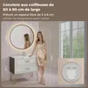 S'AFIELINA miroir salle de bain LED 80 cm rond, tactile, Voir les images du produit 2