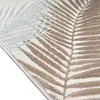 Tappeto color crema con motivo a palme ed effetto lucido, Anteprima dell’immagine prodotto 5