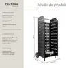 Porte bûches - noir Voir les images du produit 6