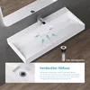 doporro Waschbecken Aufsatzwaschbecken Mineralguss Produktbild-Vorschau 3