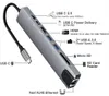8 in 1 Typ-C Hub zu USB 3.0 USB-C HDMI LAN RJ45 SD TF Produktbild-Vorschau 8