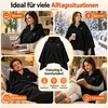Graphen-Heizponcho mit Kapuze, 3 Temperaturstufen, Produktbild-Vorschau 7