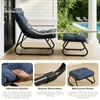 Fauteuil de détente LVHOM avec repose-pieds, fauteuil de Voir les images du produit 3