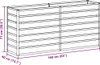 vidaXL Hochbeet Hellbraun 160 x 40 x 77 cm Verzinkter Stahl Produktbild-Vorschau 7