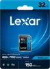 The image shows the packaging of a Lexar 32GB SDHC card. Podgląd zdjęcia produktu