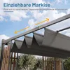 COSTWAY Pergola 2,3 x 2,3m, Terrassenüberdachung Produktbild-Vorschau 3