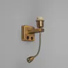 Wandleuchte Bronze inkl  LED mit Lesearm Brescia Combi Produktbild-Vorschau 2