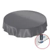 Tischdecke Wachstuch PVC abwaschbar Einfarbig Anthrazit Produktbild-Vorschau 2
