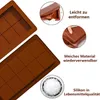 Silikon Tief Schokoladentafel Form 2 Stück Silikonform, Produktbild-Vorschau 6