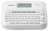 A white Brother P-touch D410 label maker with a QWERTY keyboard and a small LCD screen. Voir les images du produit