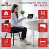 Klaptafel / bijzettafel Maclean, wit, mobiel, 100 x 73 cm, Productafbeelding-voorbeeld 11