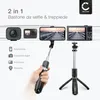 2-in-1 Bastone da selfie & cavalletto - asta telescopia Anteprima dell’immagine prodotto 2