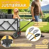 TRESKO® Bollerwagen faltbar 215L mit Bremse | Handwagen Produktbild-Vorschau 7